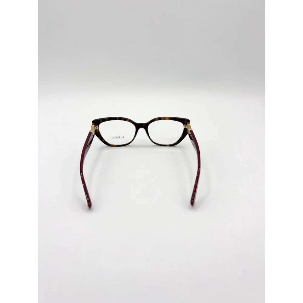 Valentino Women's Eyeglasses VA3037 5002 Full Rim Cat Eye Rockstud Havana 54mm P - Picture 10 of 14